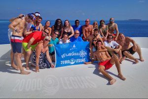 Viaje de buceo vida a bordo